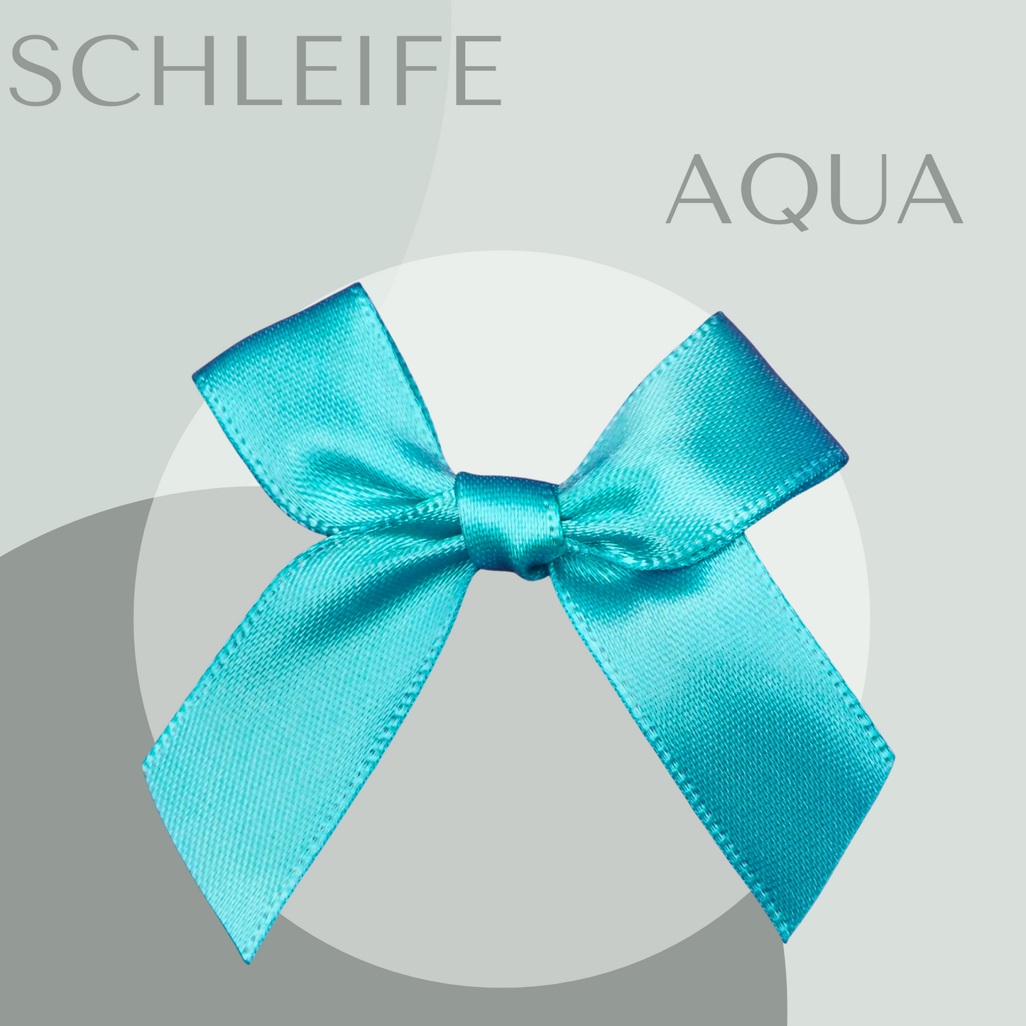 5 Schleifen Groß Aqua