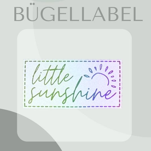 Bügellabel Reflektor little sunshine