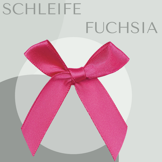 5 Schleifen Groß fuchsia