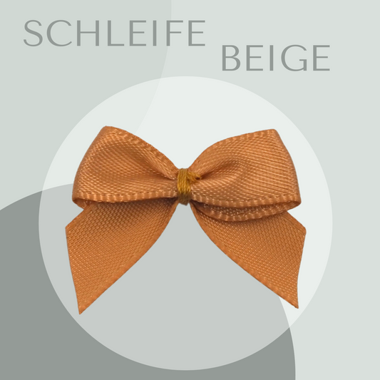 5 Schleifen klein beige