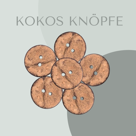 Kokosknopf Rund 11 mm