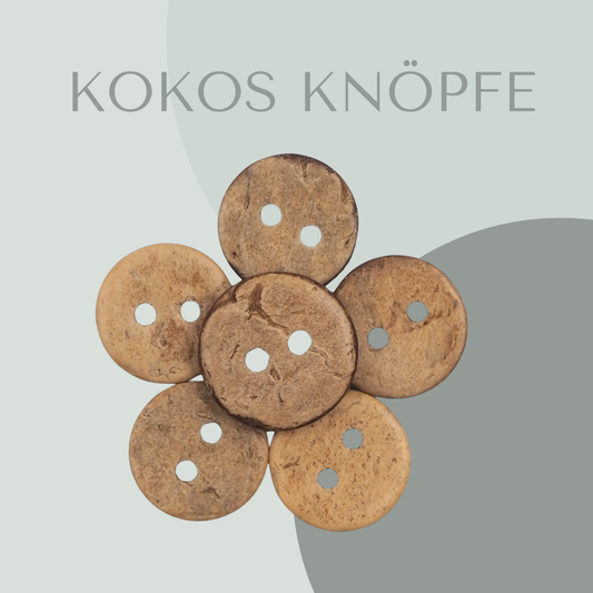 Kokosknopf Rund 13 mm