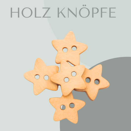Stern, Holzknopf 