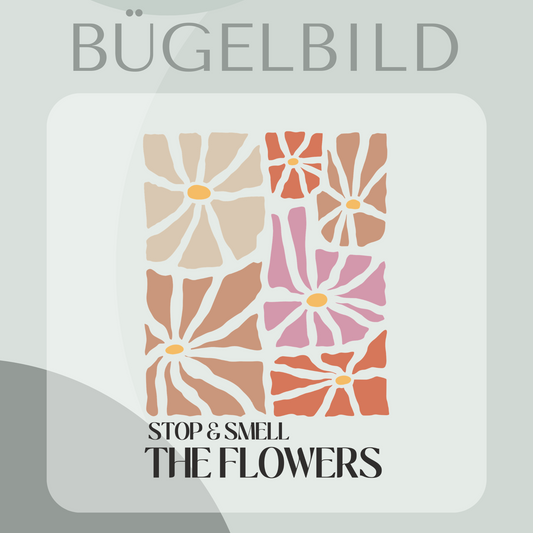 Bügelbild Blumen