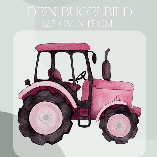 Traktor - Maxi Bügel-Bild Bügelbild Eigenproduktion