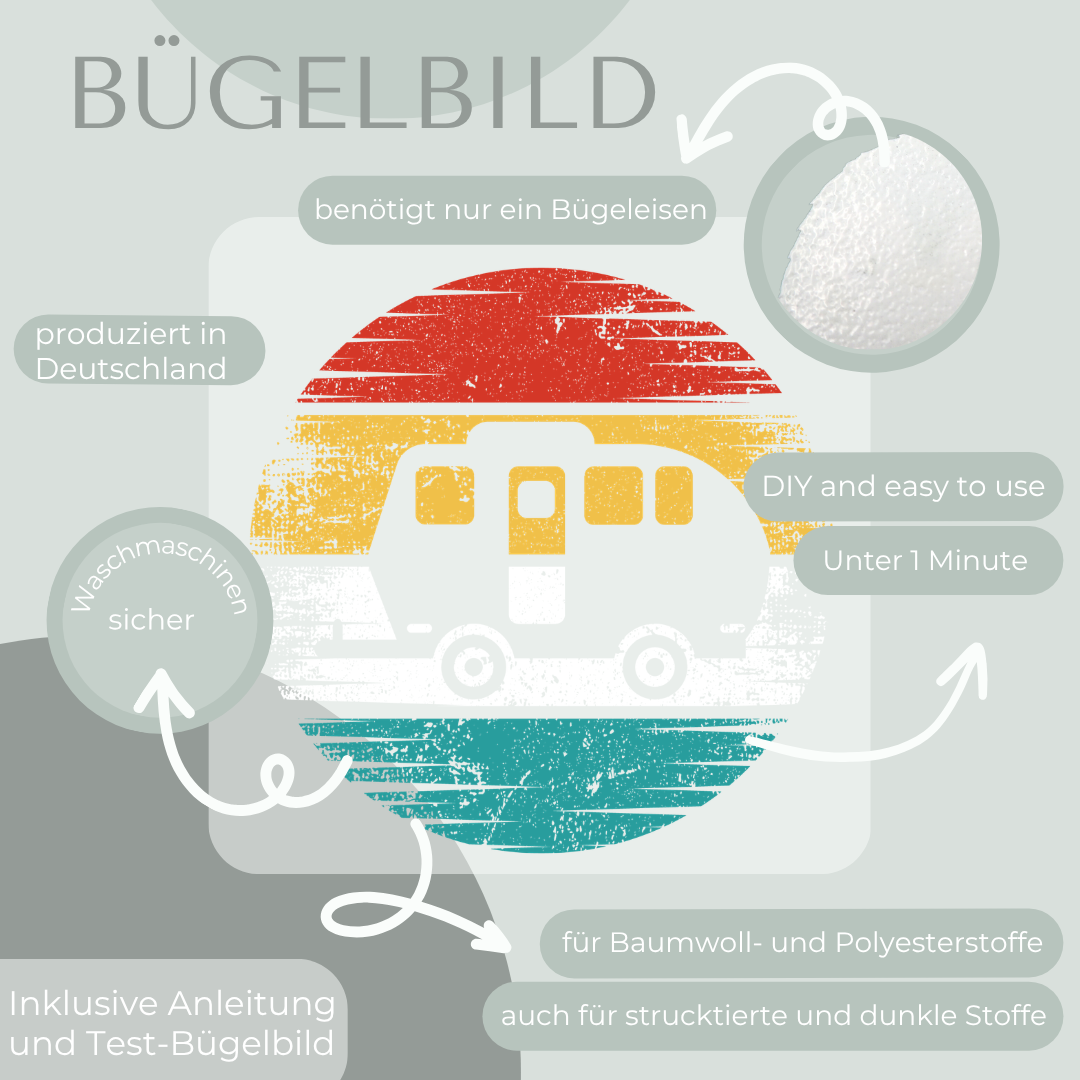 Camper used Bügelbild Eigenproduktion