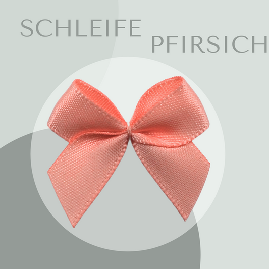 5 Schleifen klein Pfirsich