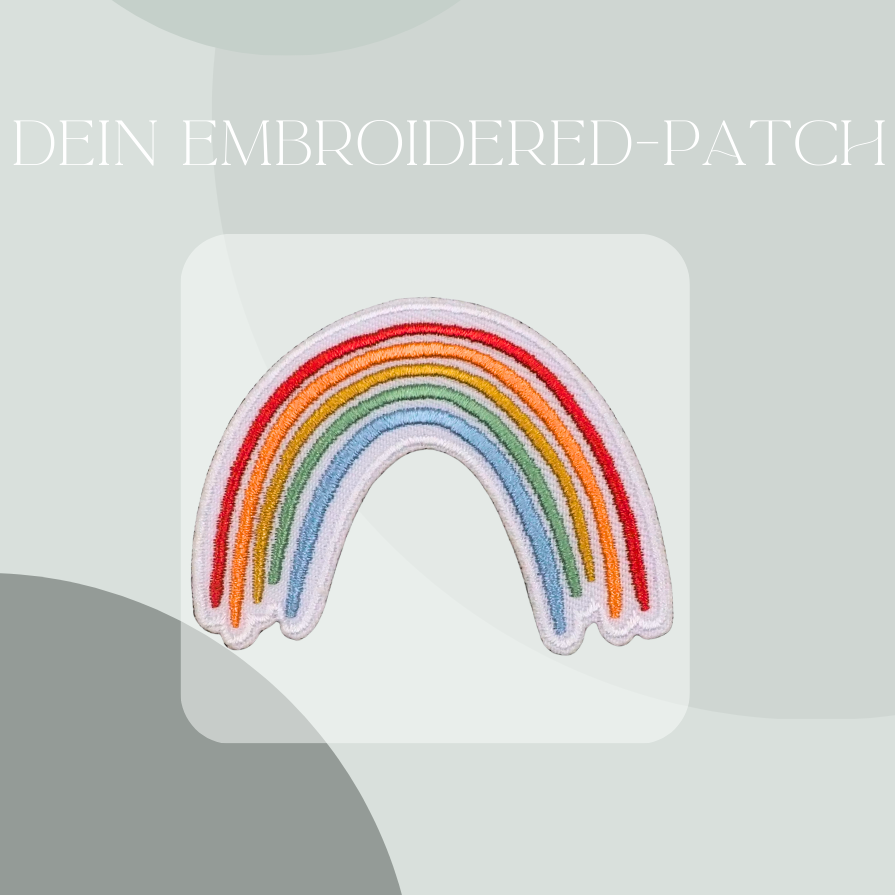 Regenbogen, Embroidered-Patch 