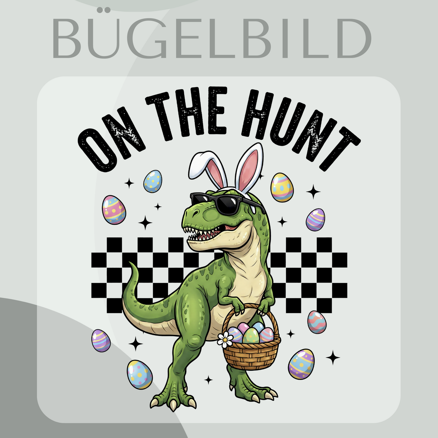 Bügelbild On the hunt