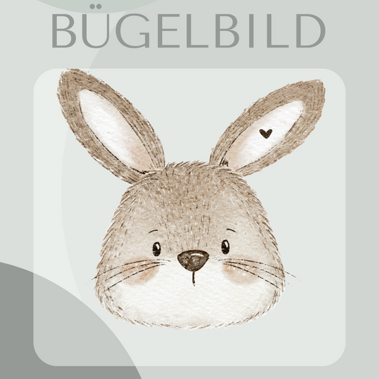 Bügelbild Hase