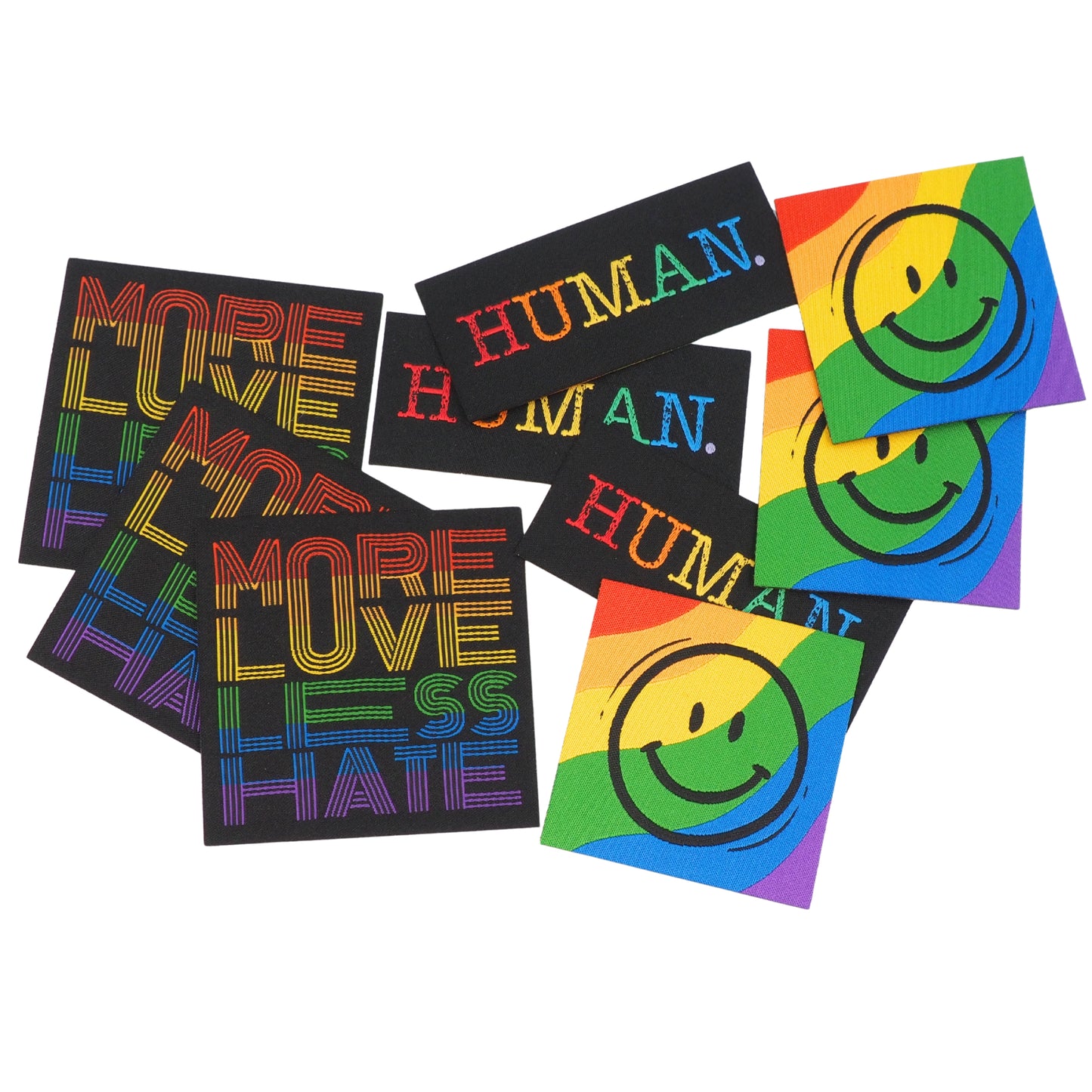 Human Label gewebt Eigenproduktion