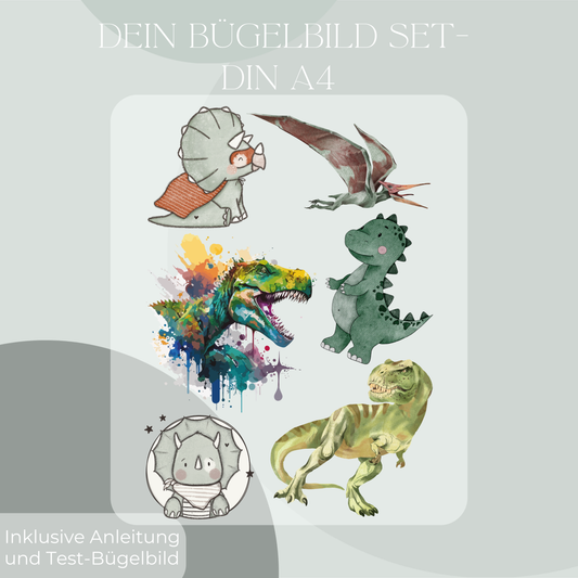 Bügelbilder: Dinosaurier, Peterosaur, Triceratops