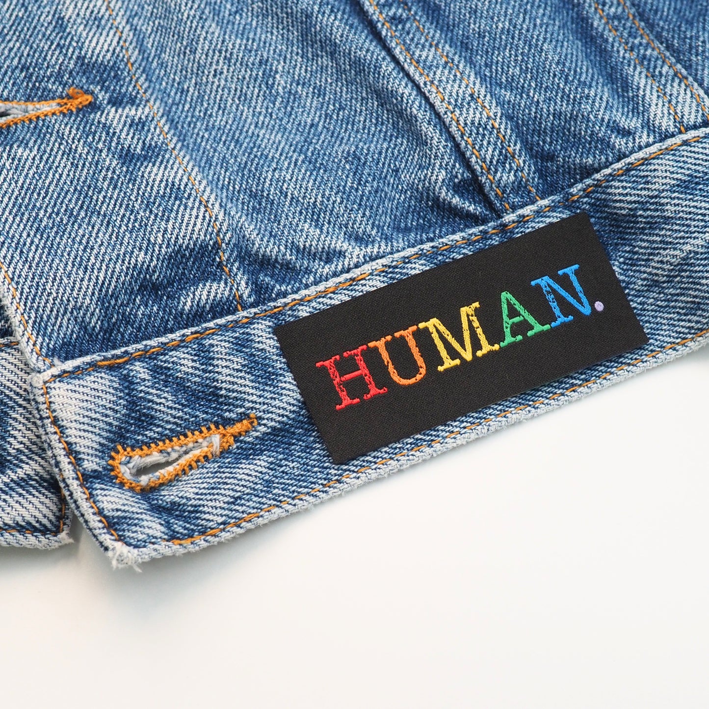 Human Label gewebt Eigenproduktion