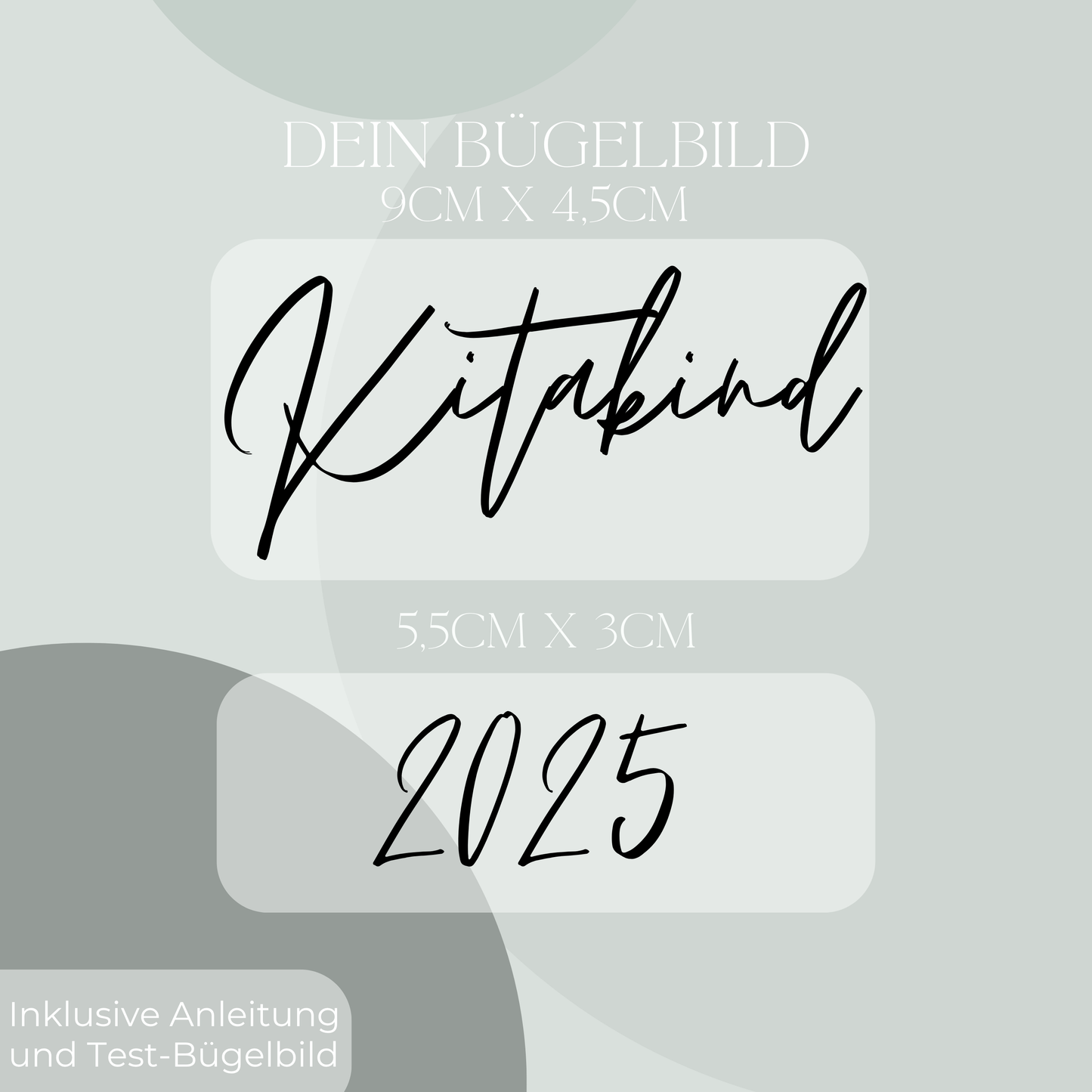 Kitakind 2025 Bügelbild Eigenproduktion