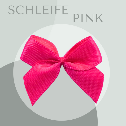 5 Schleifen klein pink