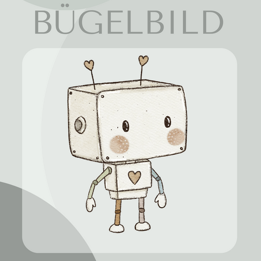 Bügelbild Roboter