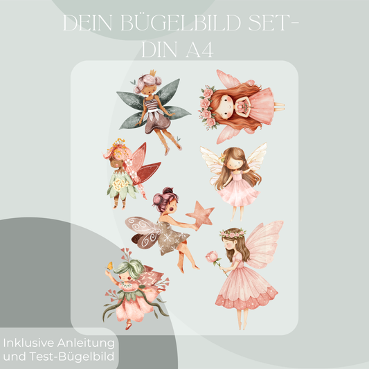 Bügelbilder: Fee