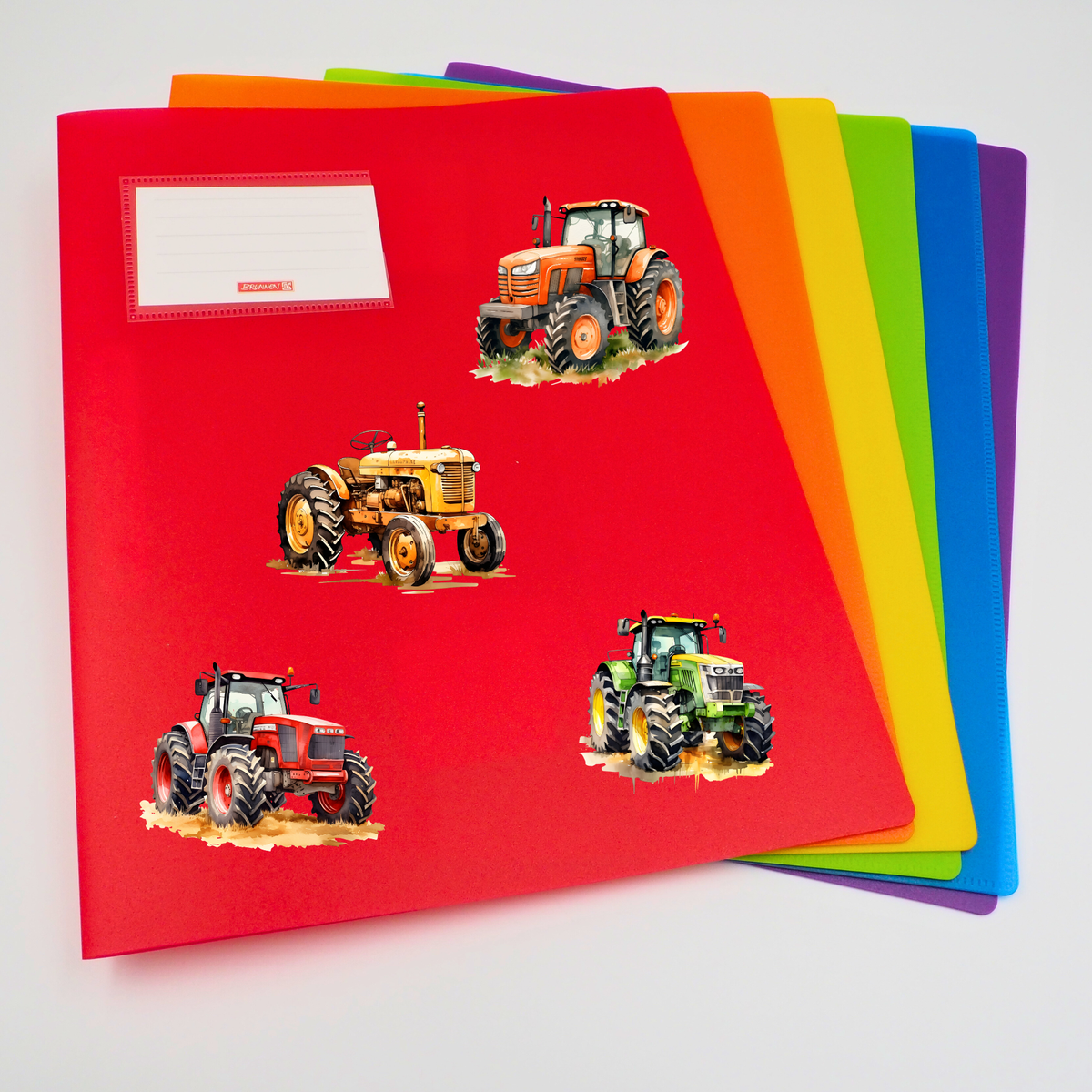 Traktor Rub-On Sticker Set