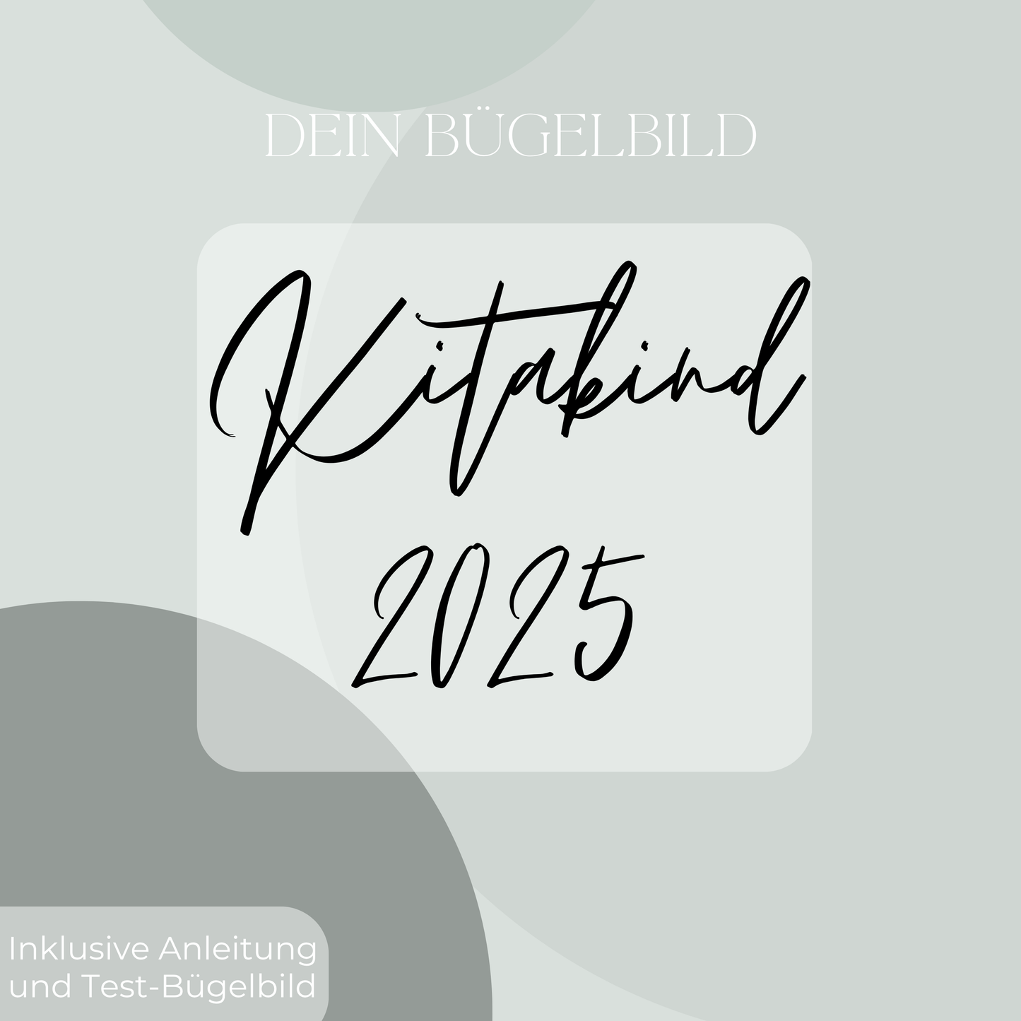Kitakind 2025 Bügelbild Eigenproduktion