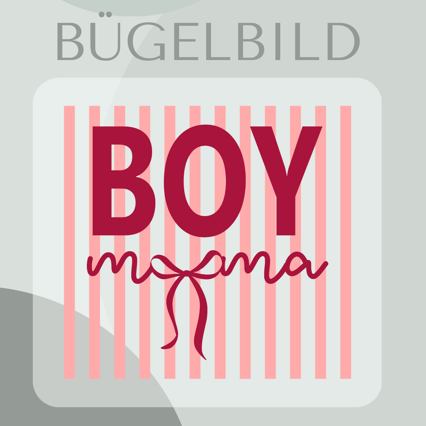 Boy Mama Bügelbild