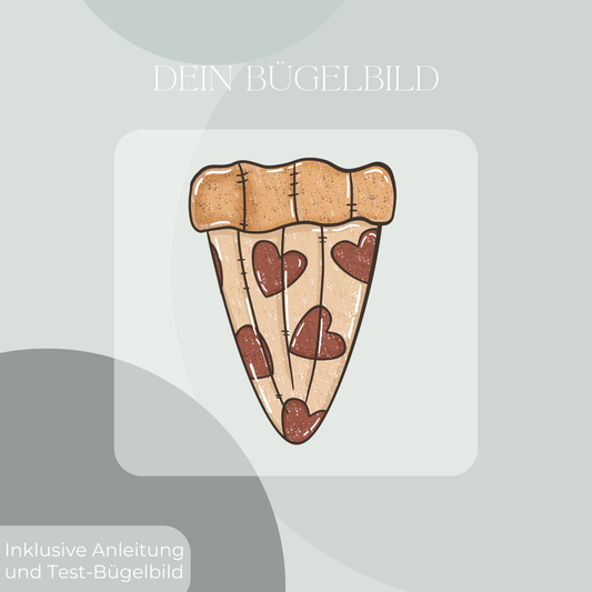Pizza Mini- Bügelbild Eigenproduktion