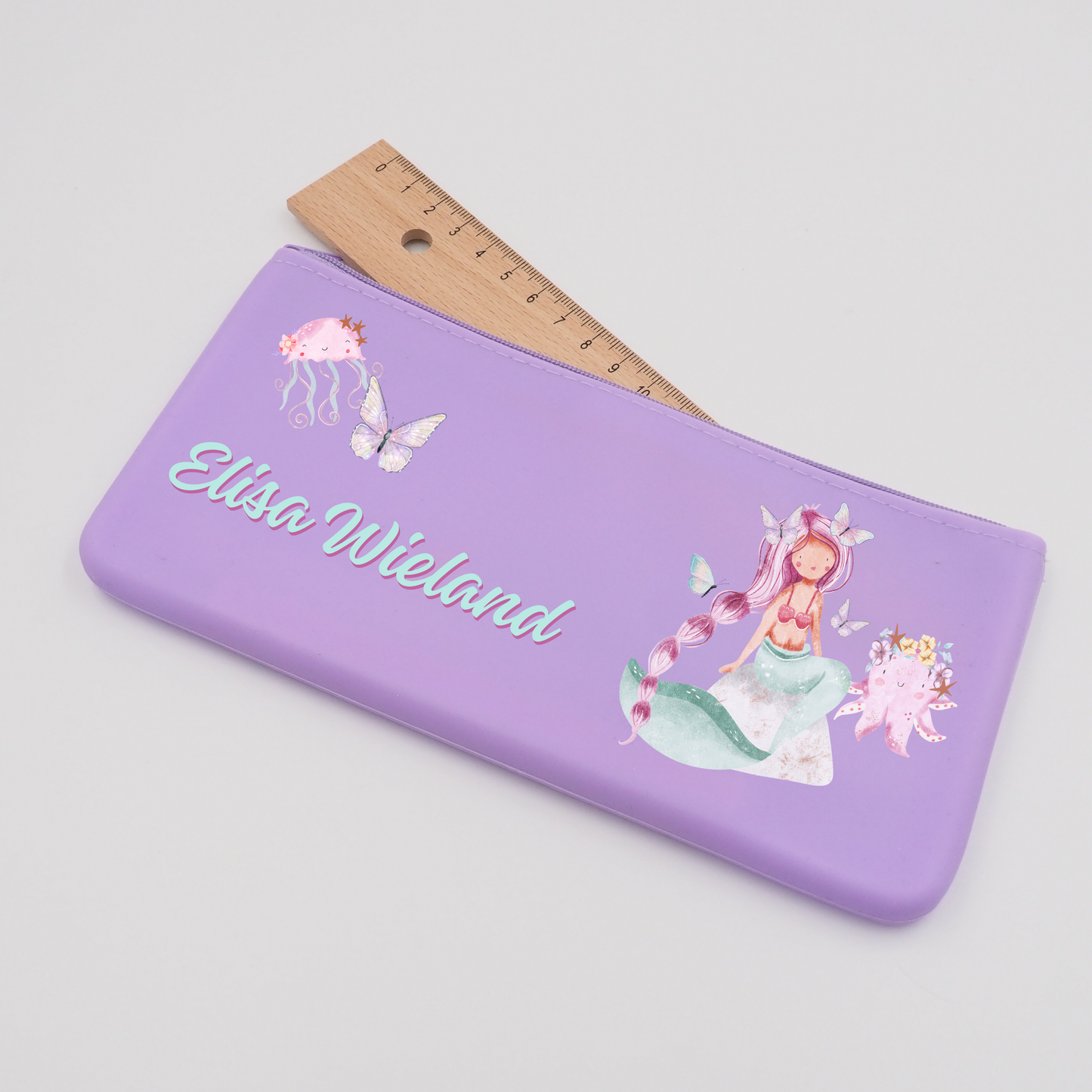 Meerjungfrau II Rub-On Sticker Set personalisierbar
