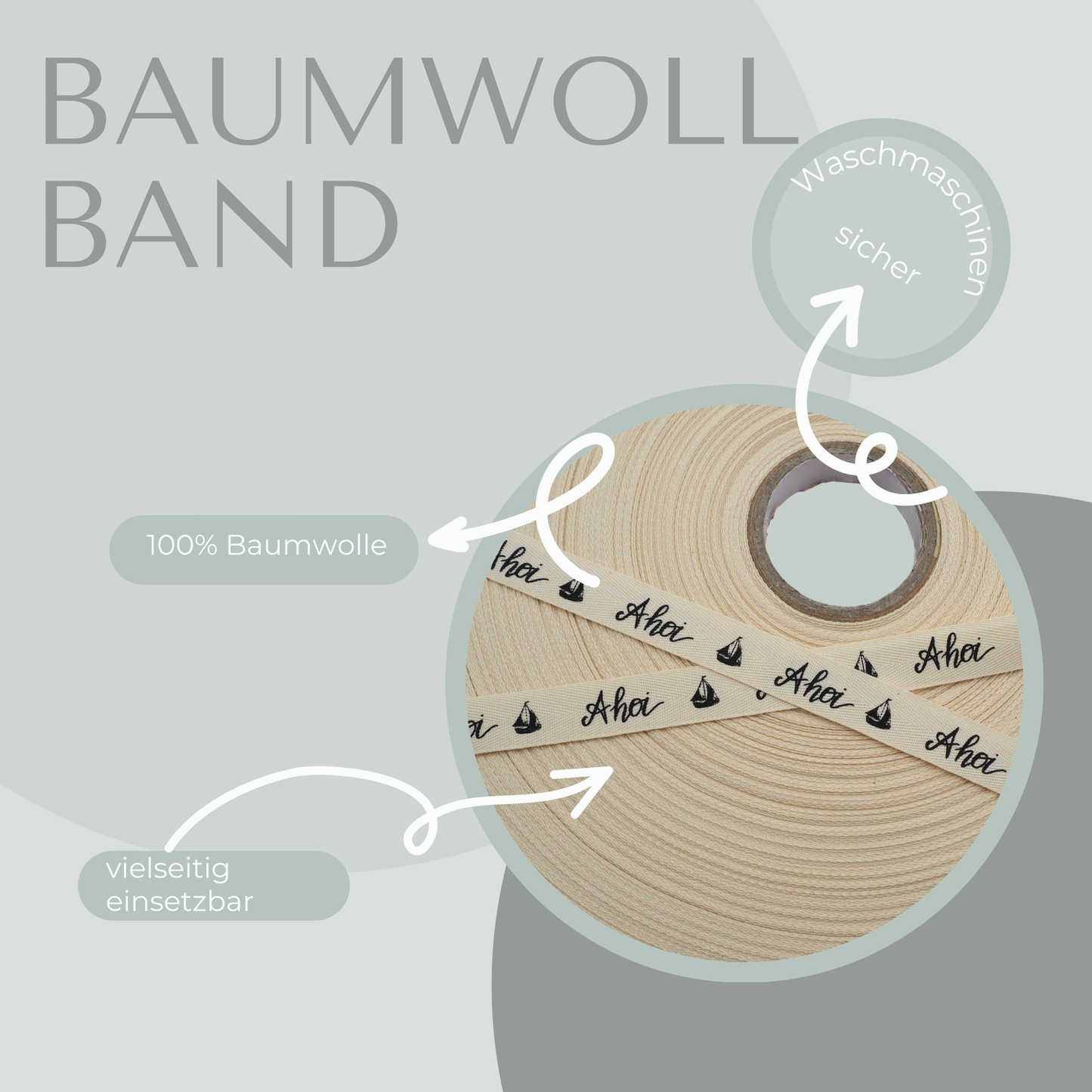 Ahoi Baumwollband