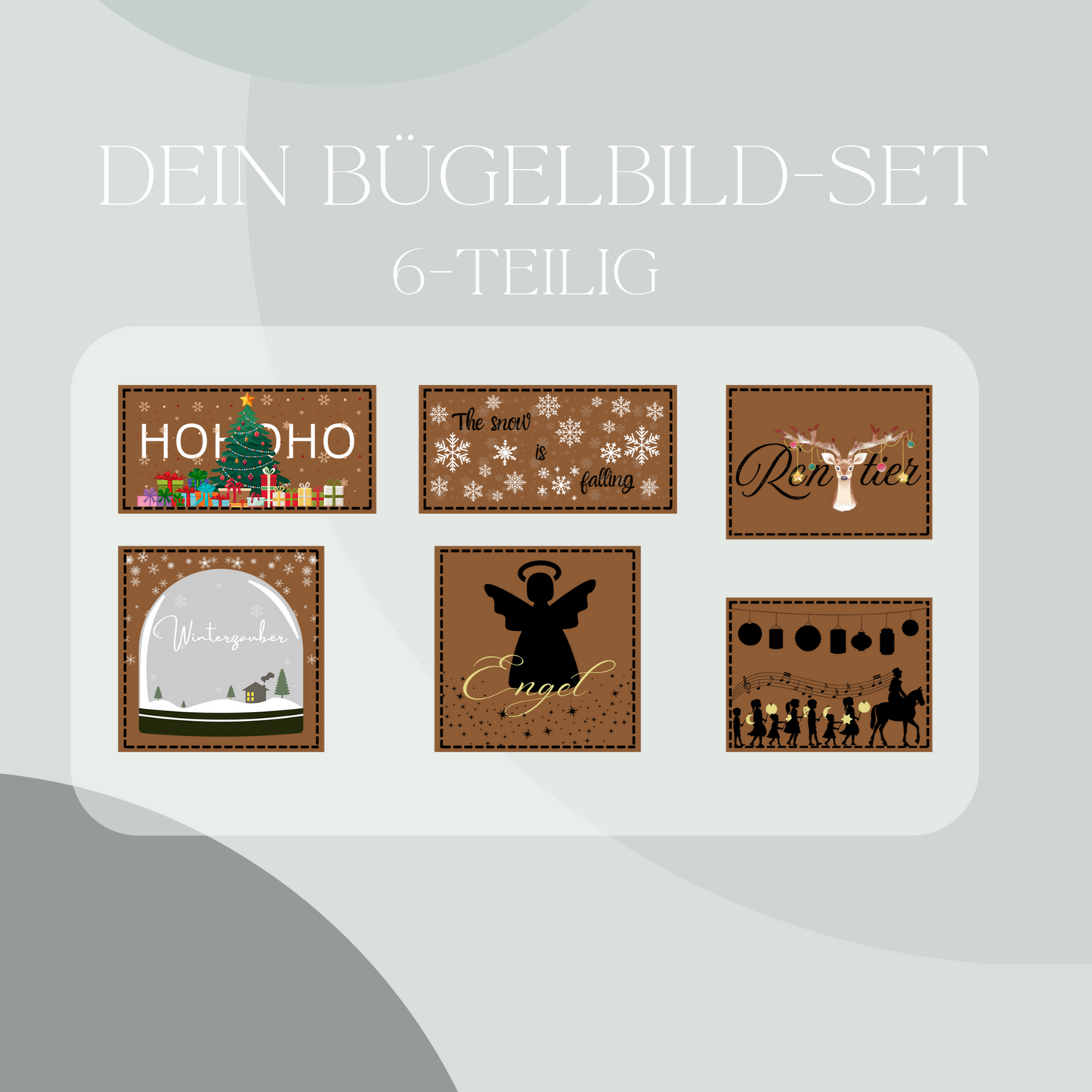 Winter-Label Set IV Eigenproduktion