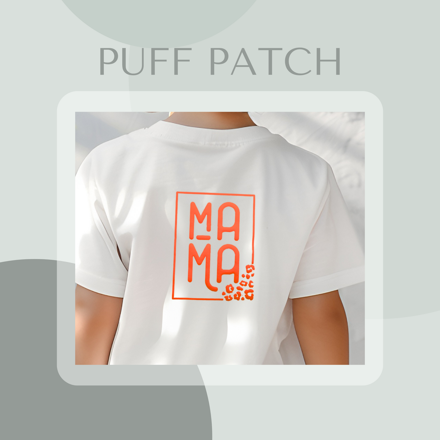 Mama Leopard Print - Puff Patch