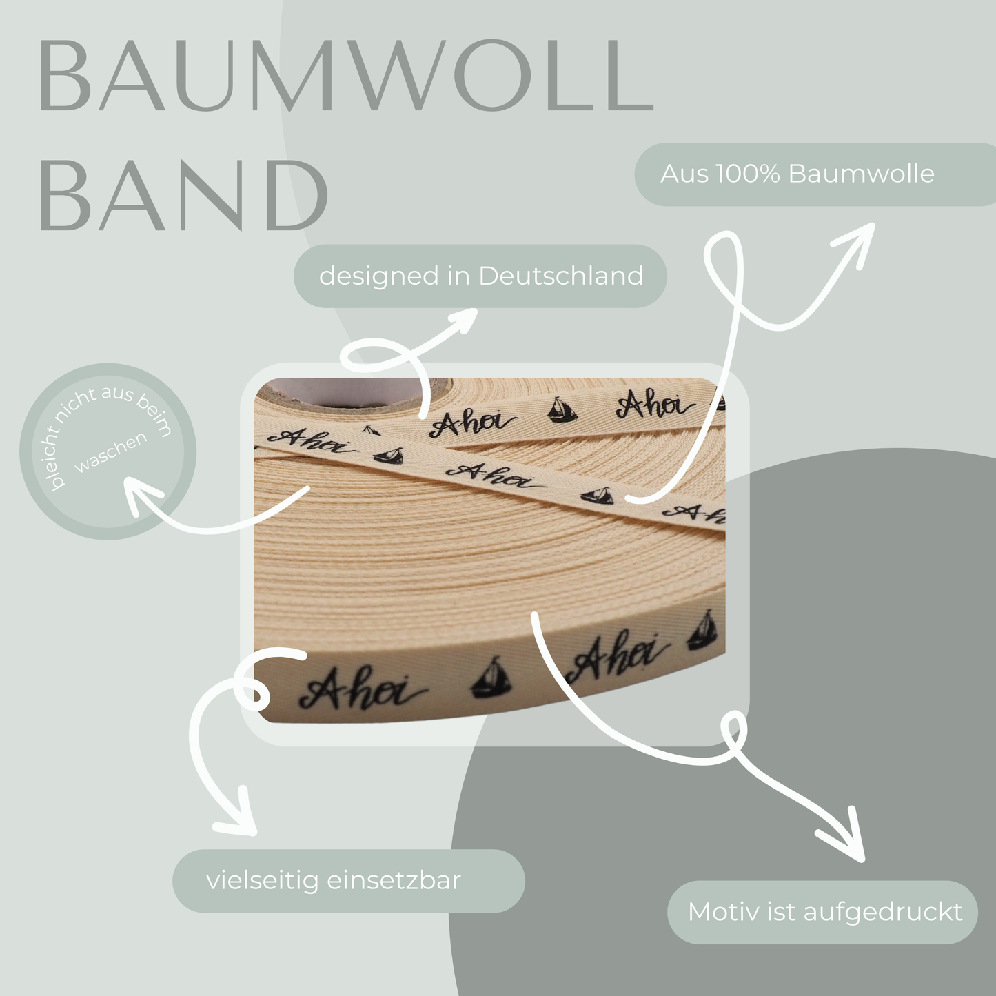 Ahoi Baumwollband