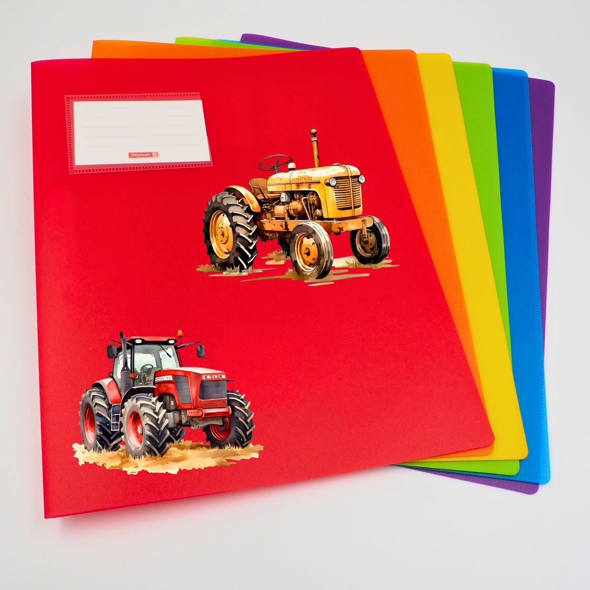 Traktor Rub-On Sticker Set