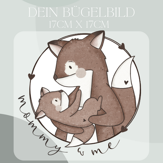 Mommy&Me - XXL Bügel-Bild Bügelbild Eigenproduktion