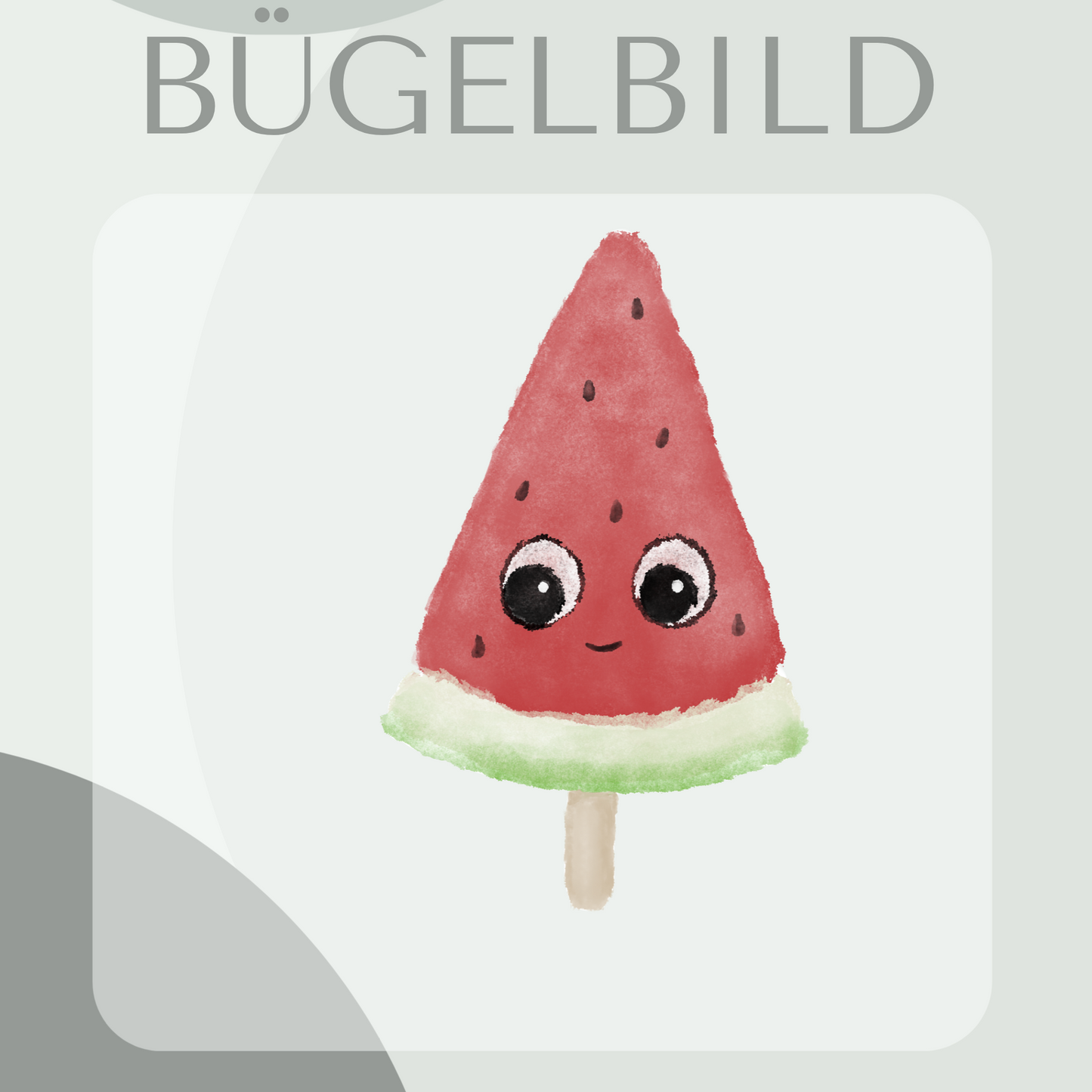 Bügelbild Melone