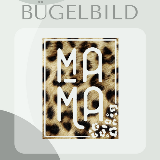 Bügelbild Mama
