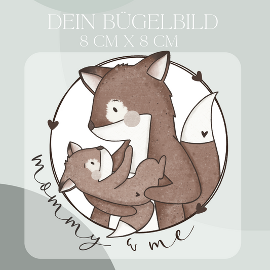 Mommy&Me - Mini Bügel-Bild Bügelbild Eigenproduktion