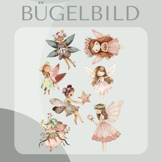 Bügelbild-Set Fee
