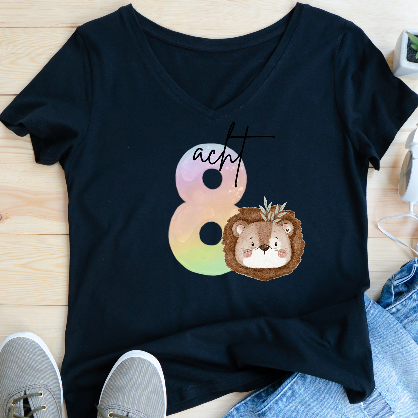 Geburtstag Bügelbild Mix-and-Match mit Motiv
