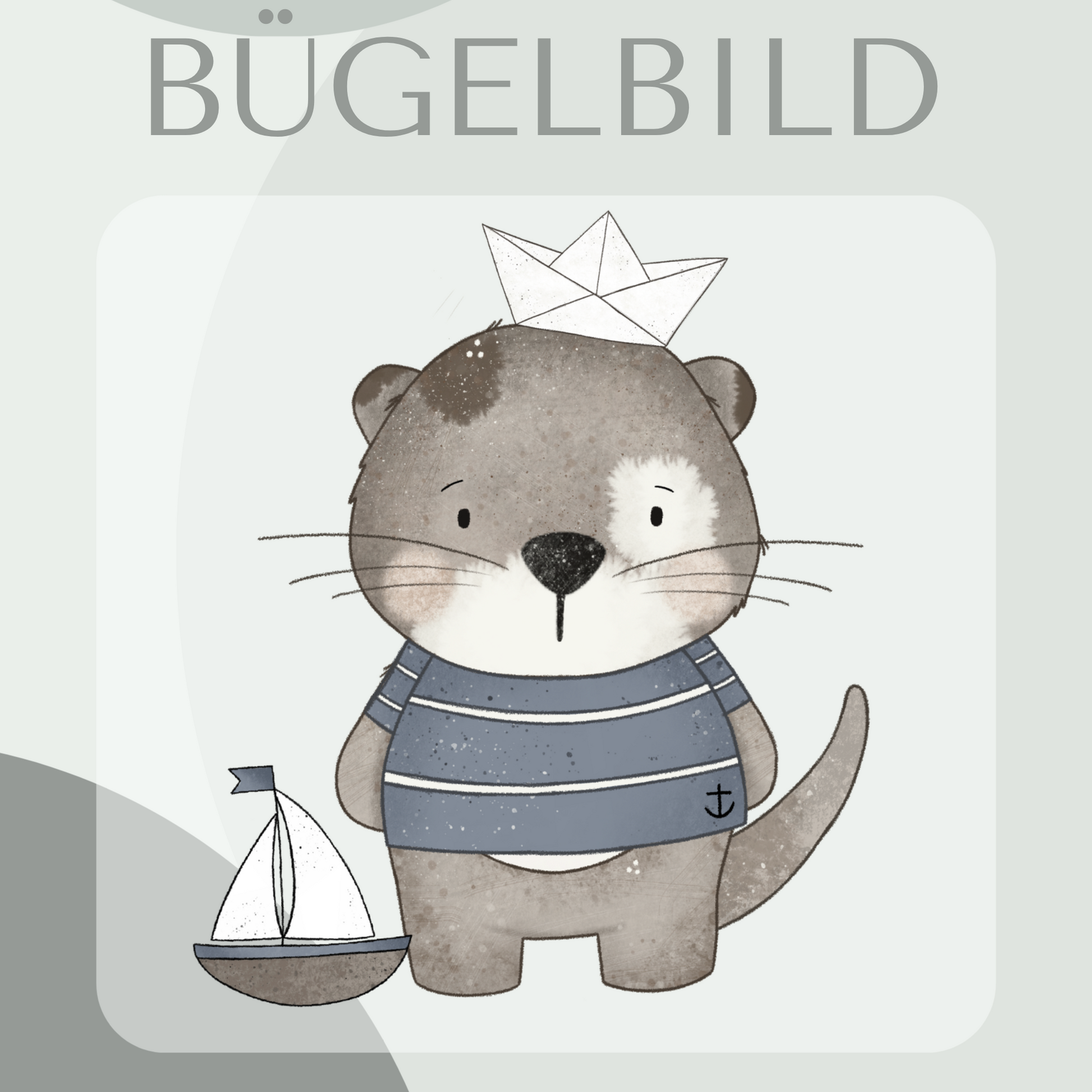 Bügelbild Otter