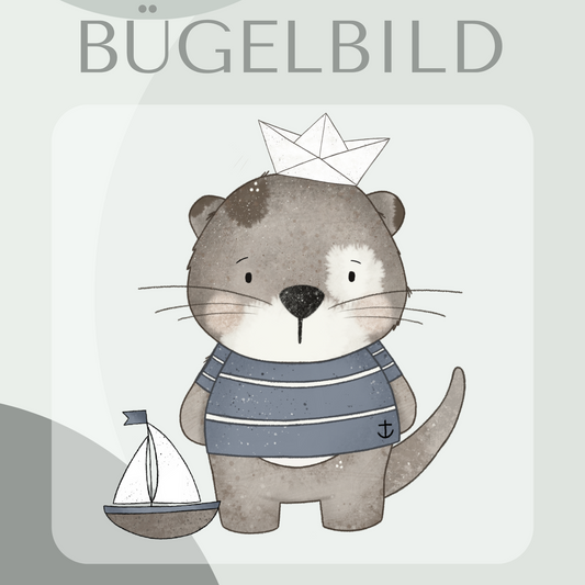 Bügelbild Otter