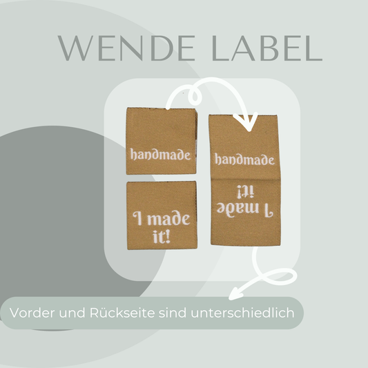 I made it Web Label gewebt Eigenproduktion