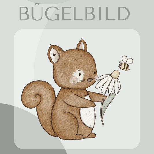 Bügelbild Eichhörnchen