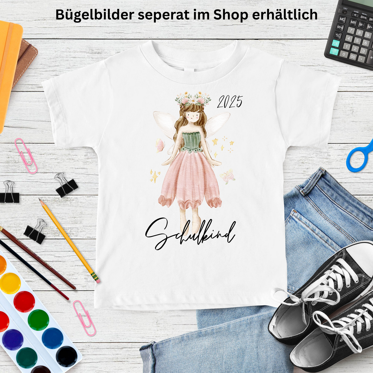 Schulkind 2025 Bügelbild Eigenproduktion
