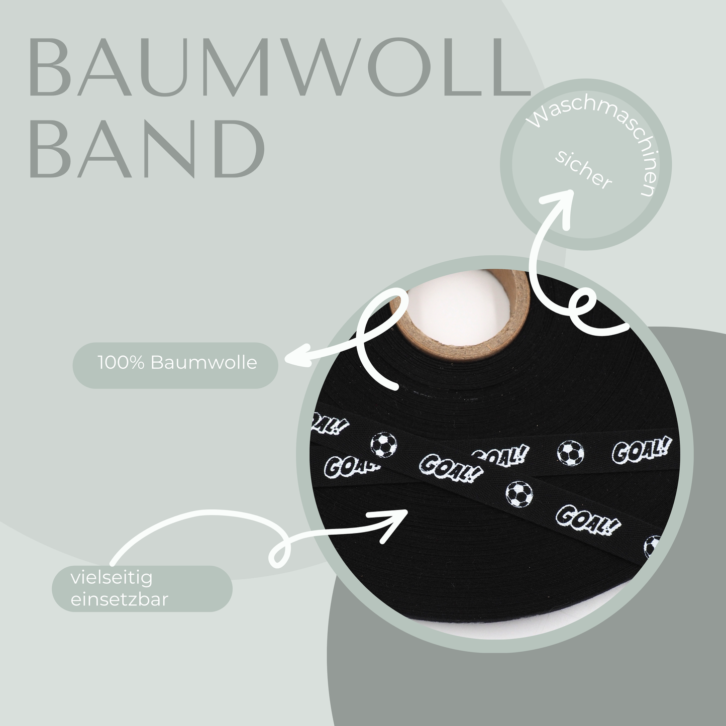 Goal! Baumwollband