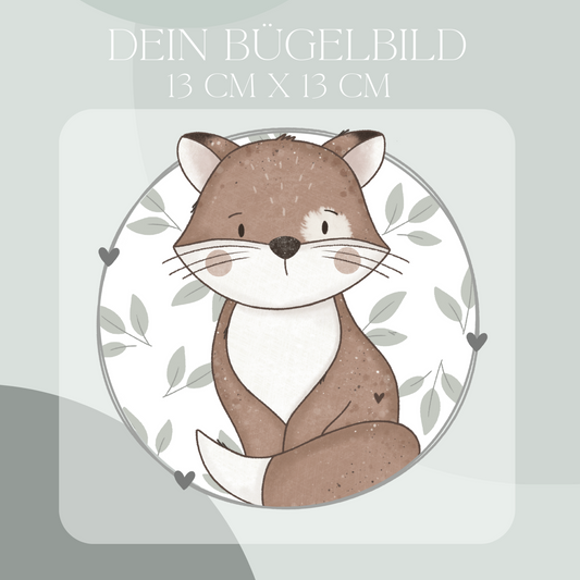Fuchs Kreis LMS - Maxi Bügel-Bild Bügelbild Eigenproduktion
