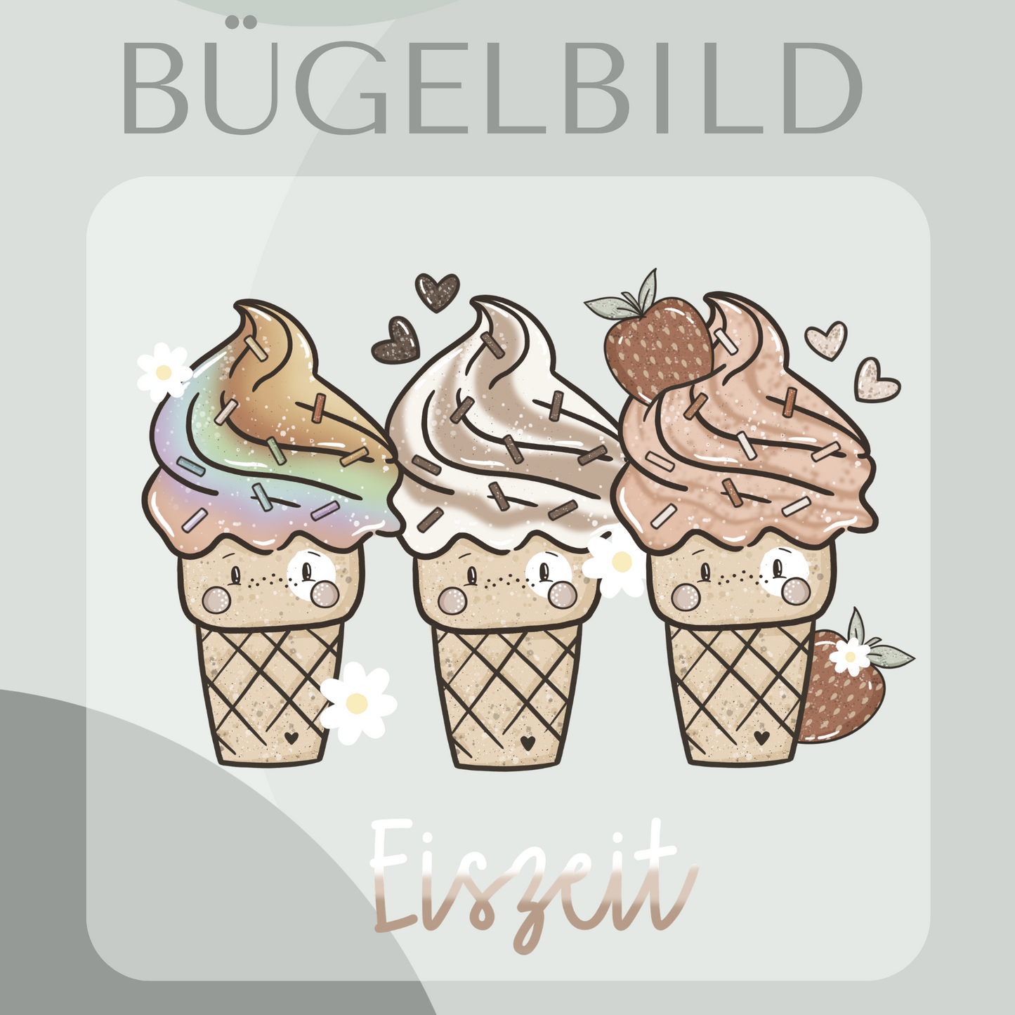 Bügelbild Eiszeit