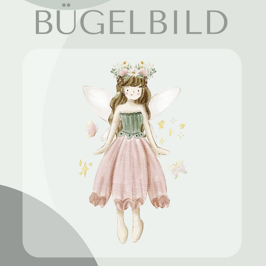 Bügelbild Blumen-Fee