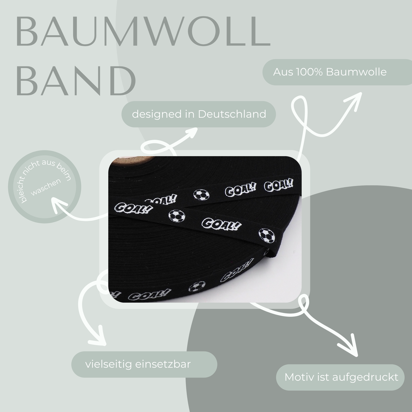 Goal! Baumwollband
