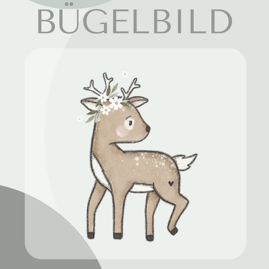 Bügelbild florales Ree