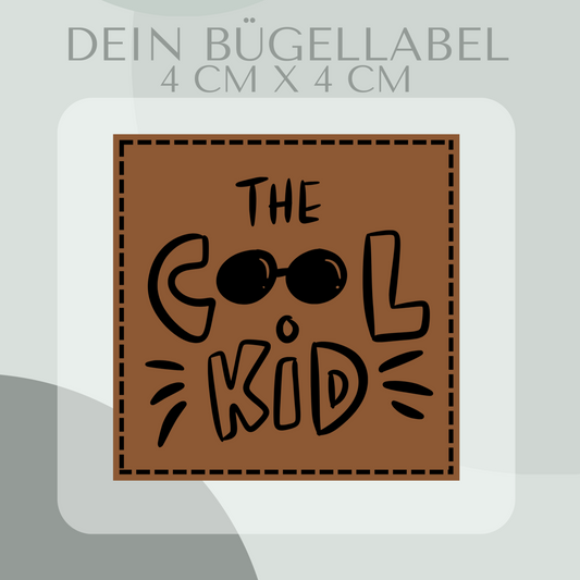 The cool kid, Bügellabel 
