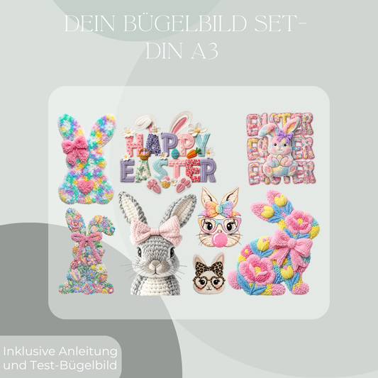 Oster Set Bügelbild Eigenproduktion DIN A3